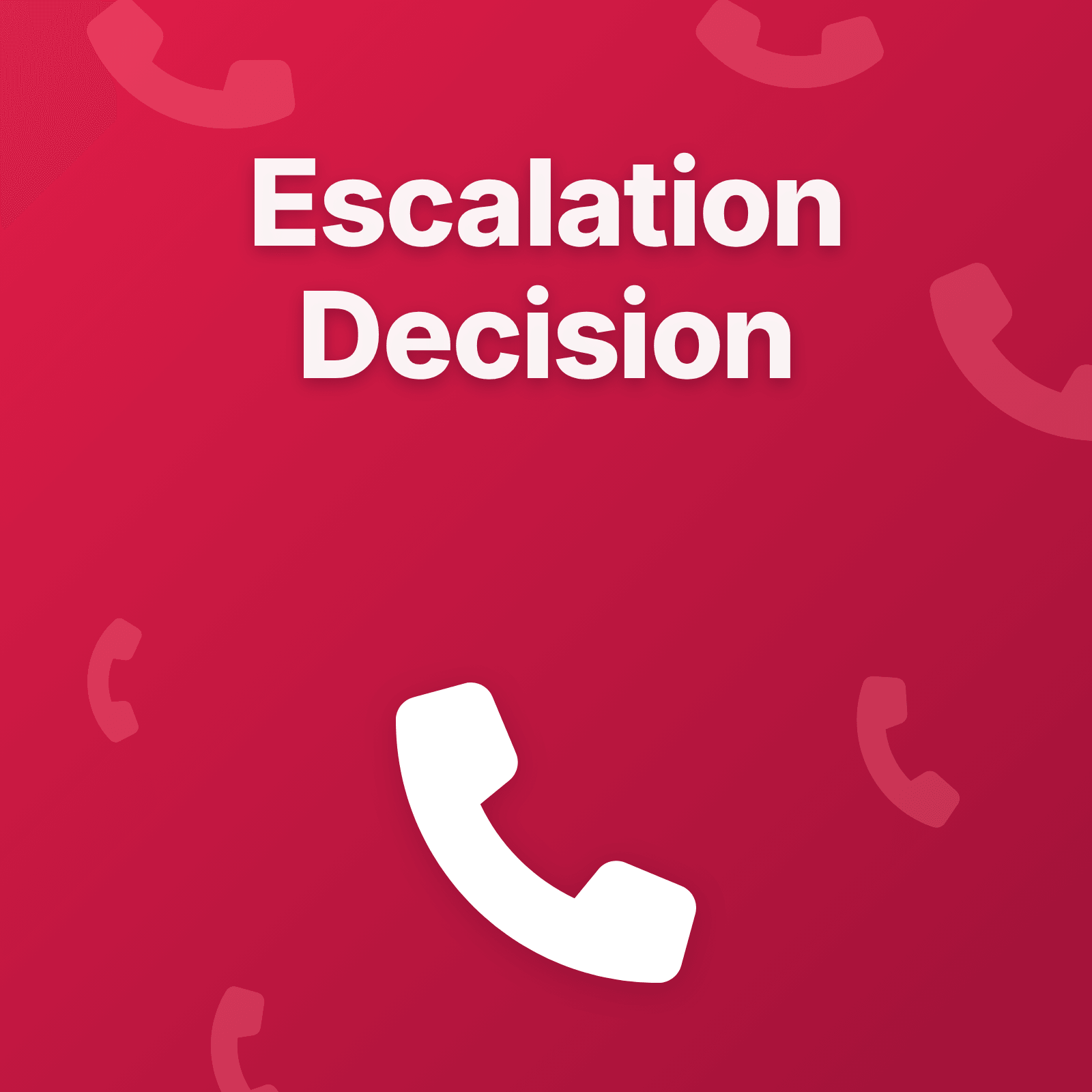 When to Wake Someone Up: Escalation Decision Framework