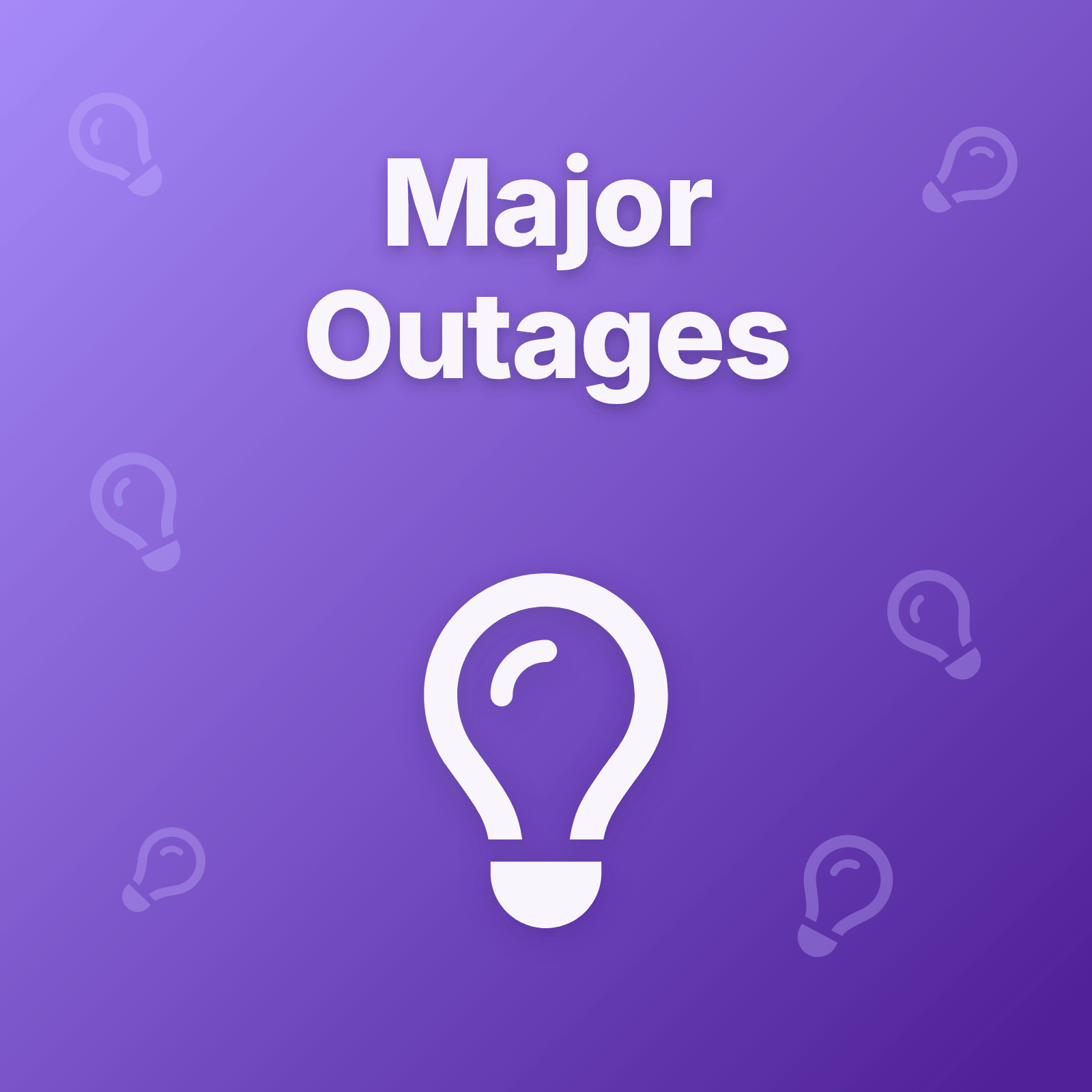 Learning from Major Outages