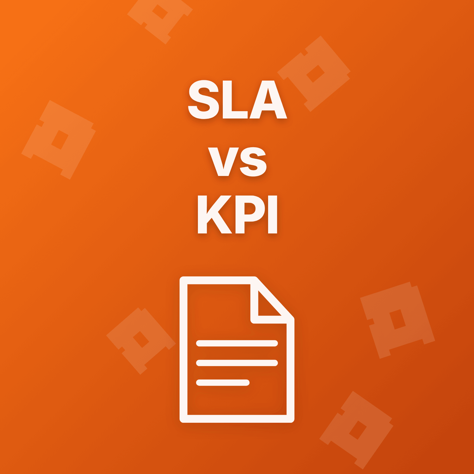 SLA vs KPI